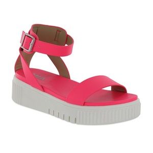 Neon Pink Mia Lunna Sandals